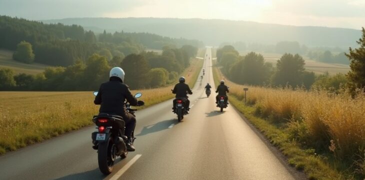 Im Einklang unterwegs: Deutschlands Gruppengeist beim Motorradfahren
